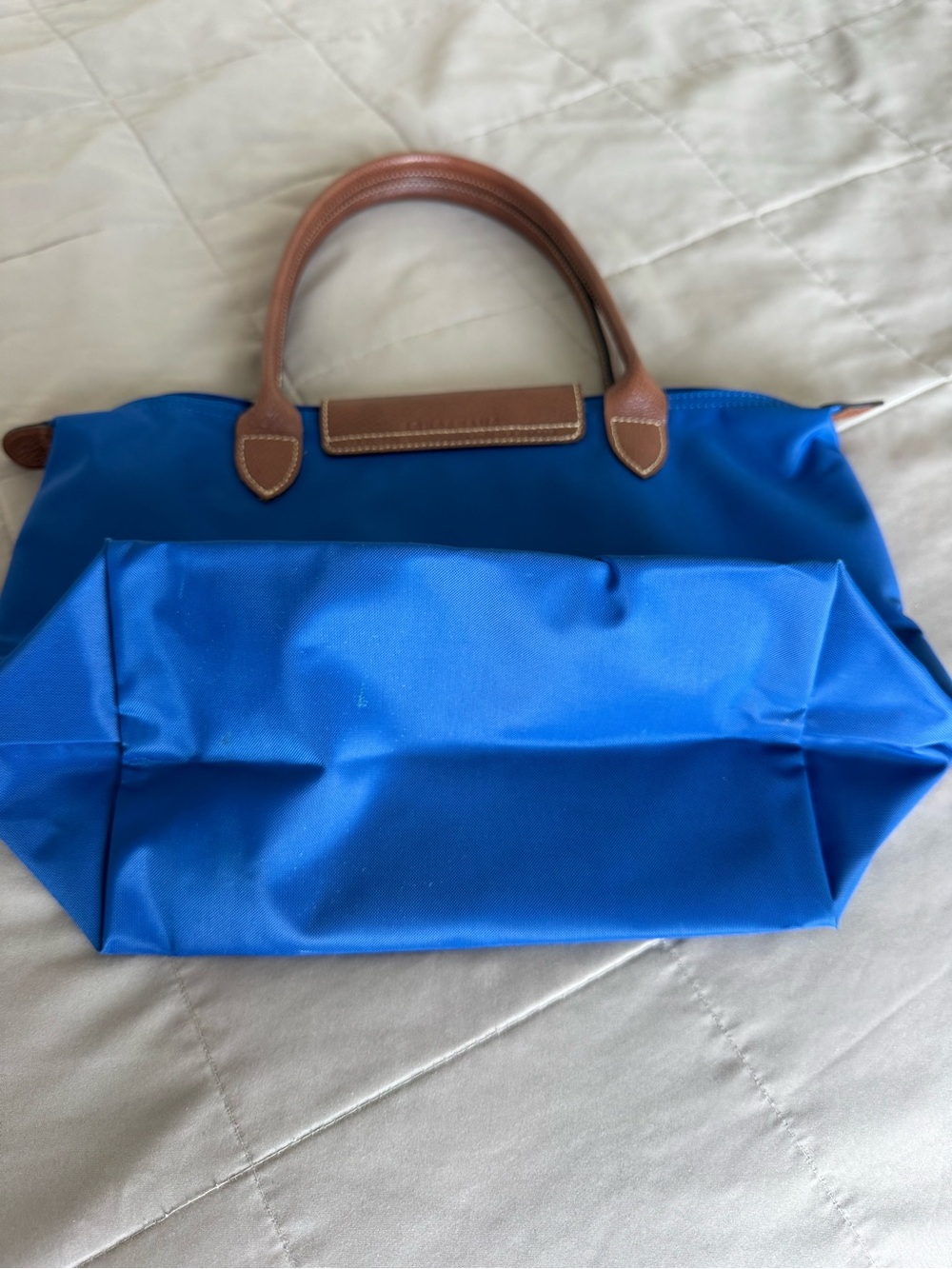 LONGCHAMP LE PLIAGE ORIGINAL M TOTE ROYAL BLUE BAG - Picture 3 of 11